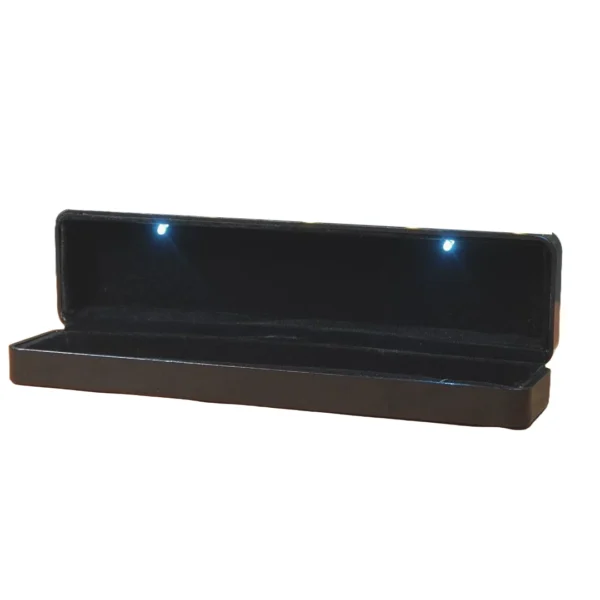 LED Chain/Bracelet Box with Glossy Lacquer Finish - Image 2