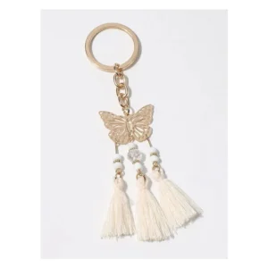 Shein - Tassel Pendant Keychain