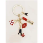 Shein - Lipstick & Bag Charm Keychain