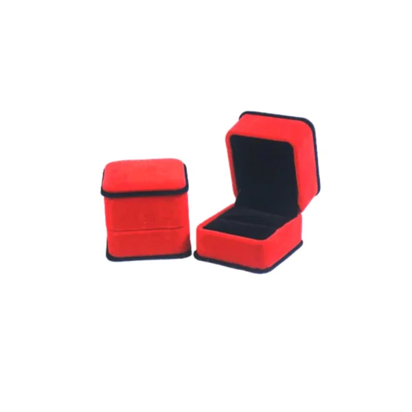 Leather & Velvet in Red & Black Jewelry Boxes - Image 5