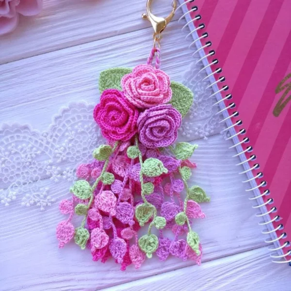 Crochet hanging bouquet PATTERN - Image 2